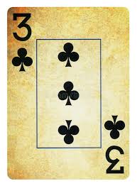 Image result for Three Of Clubs