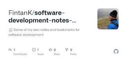 GitHub - FintanK/software-development-notes-bookmarks ...
