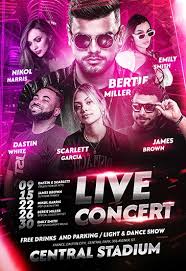 Image result for affiche concert
