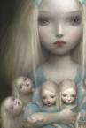 Nicoletta Ceccoli - Olympia, ragazza con bambole, girl with dolls - incubi-celesti_04a
