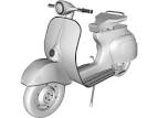 3D CAD Browser   Preview   Scooter Vespa 3D Model