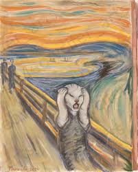 Image result for "the scream" parody