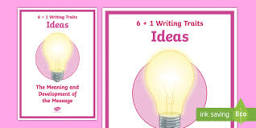 6 Traits of Writing With Examples - Info & Primary Resources