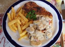 Image result for schnitzel mit pommes