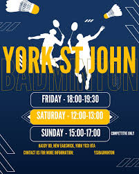 Image result for York Summer School Badminton Club