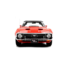 Image result for Bright Red 1972 Mustang