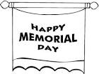 Memorial Day coloring page