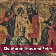 Image result for Saints Marcellinus and Peter