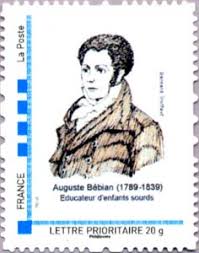 Un fervent partisan, entendant, de la LSF � l'Institut des Sourds-Muets, Auguste B�bian