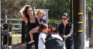 Image result for Orbit Stroller Kourtney Kardashian and Mason Dash Disick