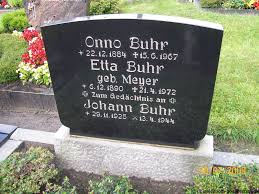 Grab von Johann Buhr (29.11.1925-13.04.1944), Friedhof Bagband