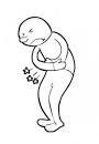Coloring page Stomach ache - img 14815.