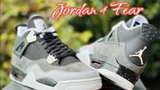 Scary good! Jordan 4 fear pack quality check on foot unboxing ...