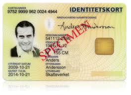 Αποτέλεσμα εικόνας για sweden id card