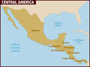 Map of Central America