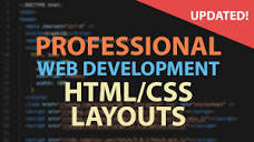 EASY! Hand-code an HTML + CSS layout - YouTube