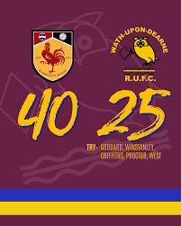 Image result for Wath Upon Dearne Rugby Union Football Club