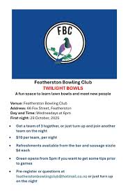 Image result for Featherstone Indoor Bowls Club