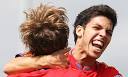 Daniel Pacheco, Sergio Canales celebrate a goal for Spain Under-19s against ... - Daniel-Pacheco-Sergio-Can-005