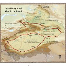 Image result for silk road map