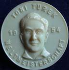 Toni Turek (#1) Fortuna Düsseldorf Cream/Cremefarbe - 2.8 cm