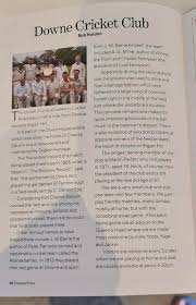 Image result for Downe Cricket Club