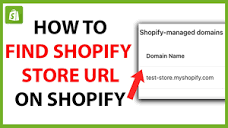 Where to Find Shopify Store URL - YouTube