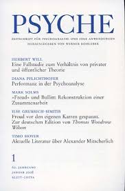 Inhalt: HERBERT WILL: Eine Fallstudie zum Verhältnis von privater und öffentlicher Theorie / DIANA PFLICHTHOFER: Performanz in der Psychoanalyse / MARK ...