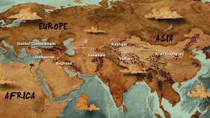 Image result for silk road map