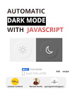Automatic Dark Mode With JavaScript 💻 Like and share with your ...