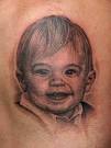 baby portrait tattoos
