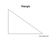 Right Triangle coloring page