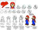 how to draw mario