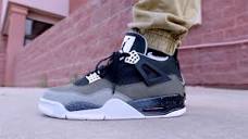 Gifted) Jordan 4 Fear Review On Foot - YouTube