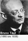 Die Reihenhäuser wurden vom Architekten Bruno Taut entworfen, ...