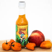 Afbeeldingsresultaat voor peach habanero hot pepper