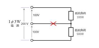 Image result for 単相3線100v　コン %B