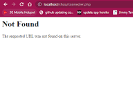 php - Not Found The requested URL was not found on this server ...