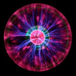 Purple <b>plasma</b> flames drawing