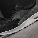 Zapatillas mujer Nike Wmns Air Max Thea Premium Black/ Black-Sail ...