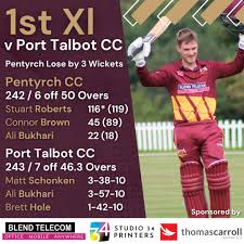 Image result for Pentyrch Cricket Club