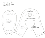 Felt baby shoe pattern matryoshka doll diy craft project | Loving ...