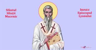 Image result for Sfântul https://ro.wikipedia.org/wiki/Irineu de Lyon