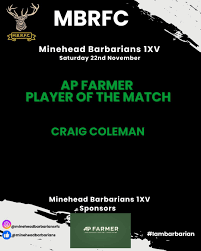 Image result for Minehead Barbarians Rfc Ltd