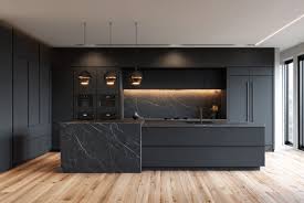 Image result for black kitchen