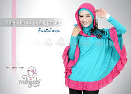 Jilbab Hoodie H2C FANTA TOSCA | Busana muslim, baju muslim, Pusat ...