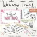 Daisy Gingham Pastels 6+1 Writing Traits Posters - Miss Jacobs ...