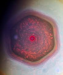 Image result for saturn north pole