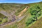 At some point Mill Gill or Old Gang Beck becomes Barney Beck at Healaugh. - via Daymix
