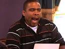 T Jones yawning during the